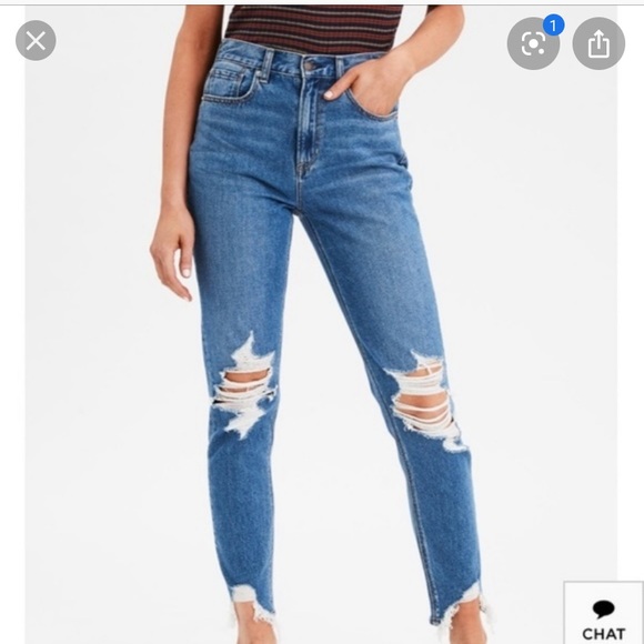 American eagle mom jeans